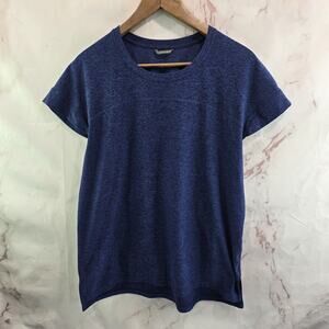 oiselle Navy Blue Short Sleeve Tee
